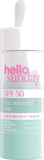 The Mineral One   Lightweight Serum SPF50 PA ++++ 30 ml