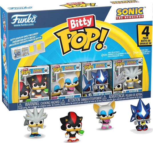 Funko Bitty POP!: Sonic Shadow 4Pack