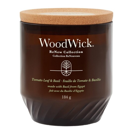 WoodWick - Renew duftlys medium tomato leaf & basil