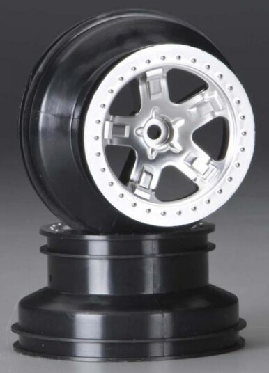 Traxxas 5872 Rear Wheel Satin Chrome Slash 2 Traxxas 5872 Rear Wheel Satin Chrome Slash 2