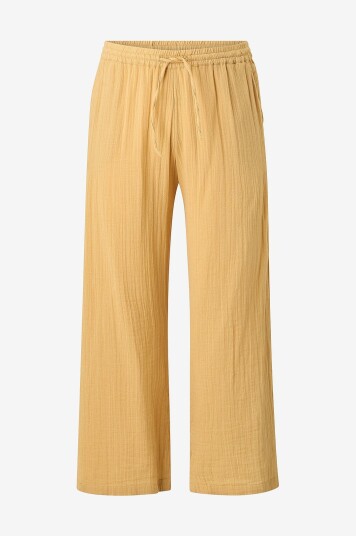 Zizzi   Bukser vvIvu Long Wide Pant   Gul