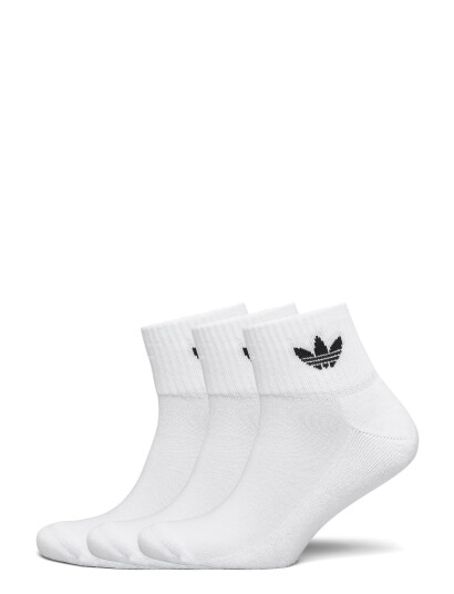 adidas Originals 1/4 Socks 3P - White - 34-36
