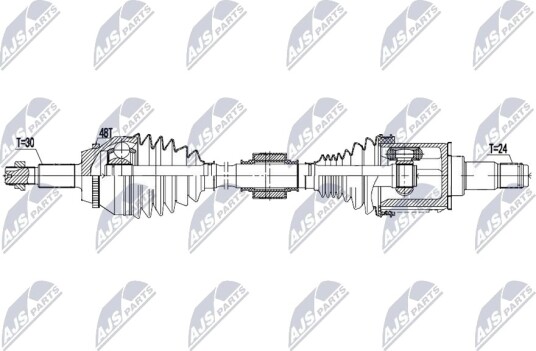 NTY NPW TY 246 Drivaksel