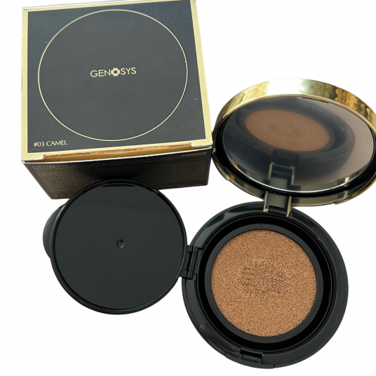 Genosys Skin Caring Blemish Balm Cushion 03 Camel 15g+15g Refill SPF50
