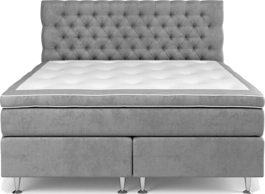 Celine Sengepakke 160x200 cm Grå/Fløyel
