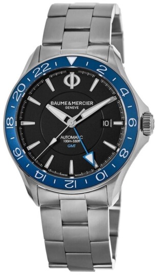Baume & Mercier Herreklokke M0A10487 Clifton Sort/Stål Ø42 mm Baume & Mercier Herreklokke M0A10487 Clifton Sort/Stål Ø42 mm