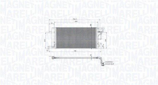 Kondensator MAGNETI MARELLI 350203105200
