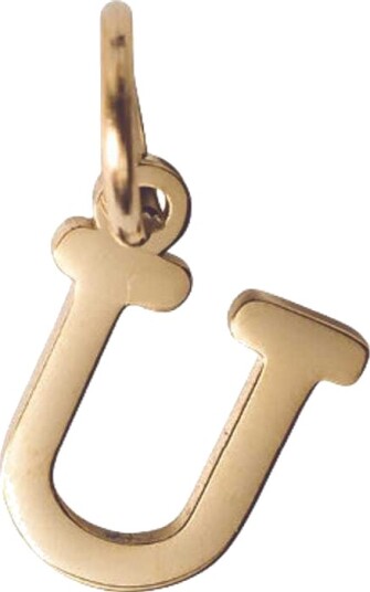 DARK Letter Charm U DARK Letter Charm U