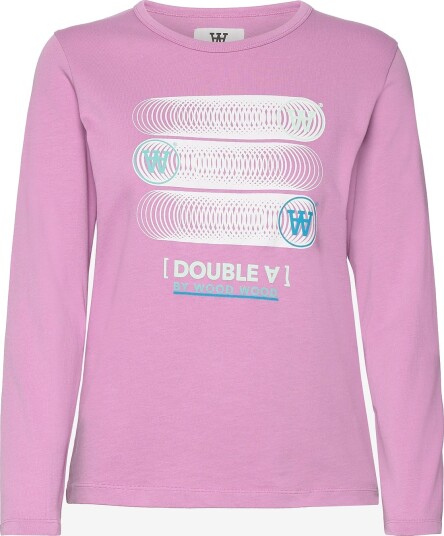 WOOD WOOD | Moa Stacked Logo Long Sleeve | XS