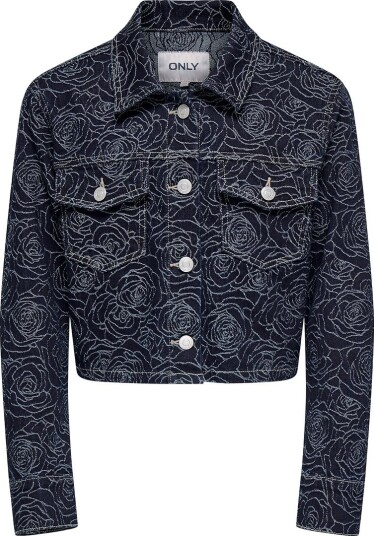 Kids Only Koggianna Ls Rose Dnm Jacket   Navy   134