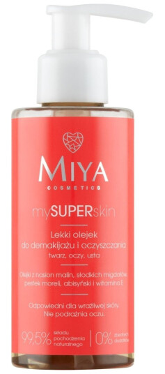 Miya Light Oil For Removing Make-Up And Cleansing The Face My Super Skin 140Ml Miya Light Oil For Removing Make-Up And Cleansing The Face My Super Skin 140Ml