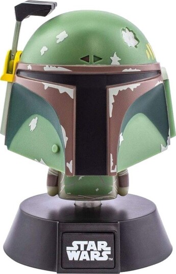 Northix Star Wars Boba Fett-ikonlys LED dekorativt samleobjekt