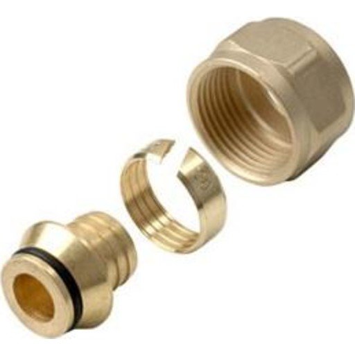 Wavin Messing Koblingssett 20 mm x 3/4" Alupex for Byggematerialer