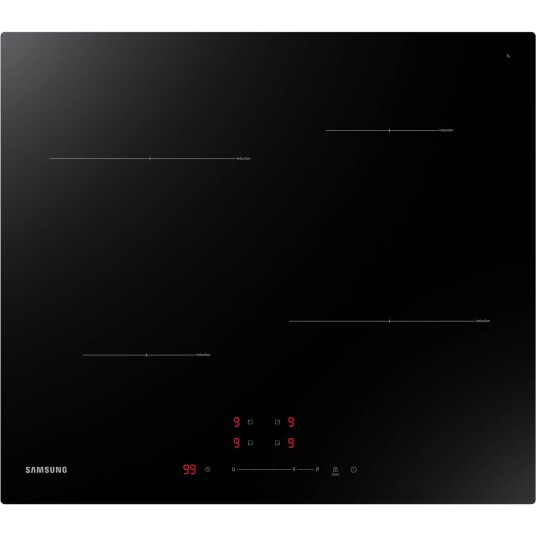 Samsung NZ64T3707A1/UR Induksjon Kokeplate 4 Plater Uten Ramme Svart Samsung NZ64T3707A1/UR Induksjon Kokeplate 4 Plater Uten Ramme Svart