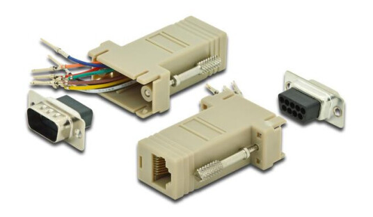 Digitus Adapter DB9 RJ45 Modular DB9 M RJ45 F Factory Sealed