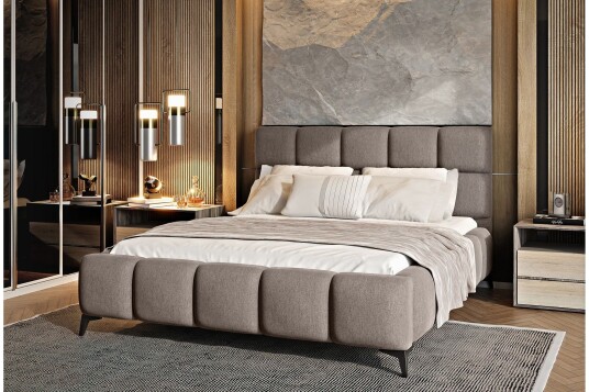 Kamble Sengeramme med Oppbevaring 180x200 cm Beige