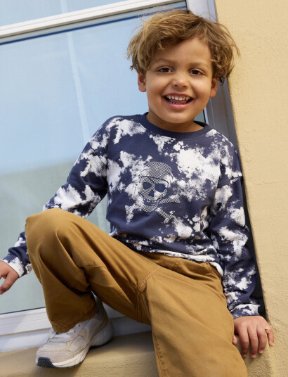 Minymo T Shirt Ls Aop Multi/patterned 128