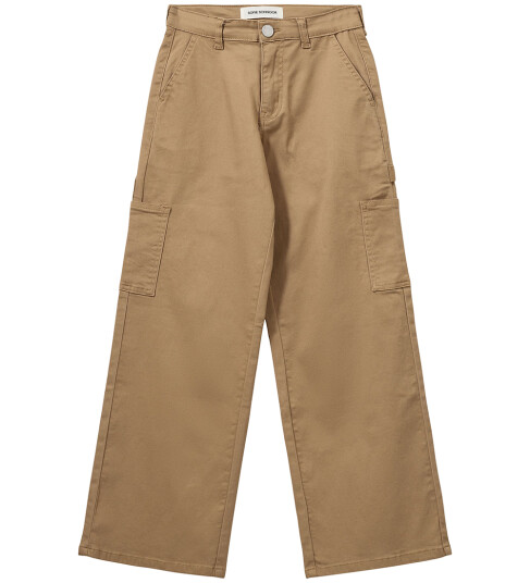 Sofie Schnoor Bukser Gitter Dark Sand 10 år 140 Bukser bomull Beige