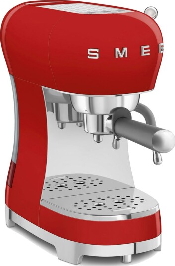 Smeg ECF02 50's Style Espressomaskin med Cappuccinatore 15 Bar Rød Smeg ECF02 50's Style Espressomaskin med Cappuccinatore 15 Bar Rød