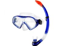 Spokey dykkermaske + snorkel Celebes blå Spokey dykkermaske + snorkel Celebes blå