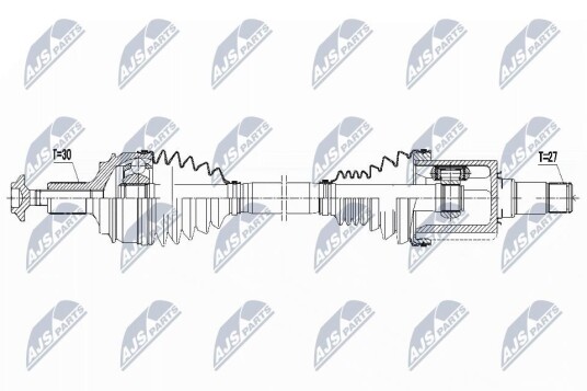 Nty Drivaksel NTY NPW ME 076