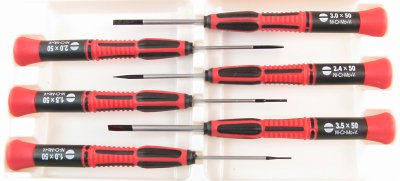 Model Craft PSD1600 6PC Slotted Screw Driver Set Model Craft PSD1600 6PC Slotted Screw Driver Set