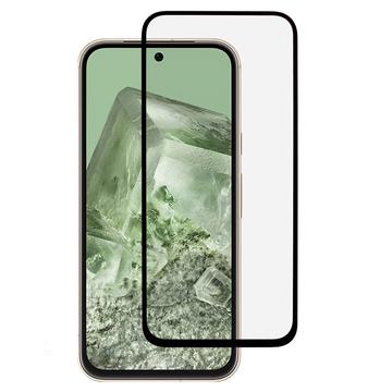 Google Pixel 8a Full Cover Beskyttelsesglass Svart Kant
