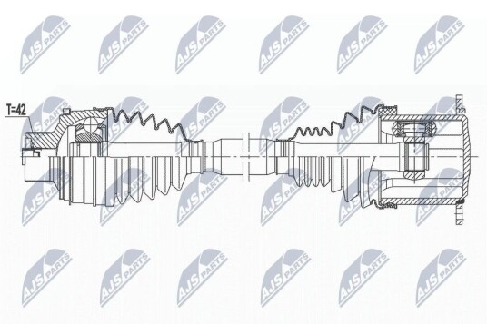 Nty Drivaksel NTY NPW AU 037