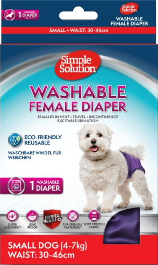 Vaskbar tispetruse Simple Solution S (30-46 cm) - Hygiene til hund Vaskbar tispetruse Simple Solution S (30-46 cm) - Hygiene til hund