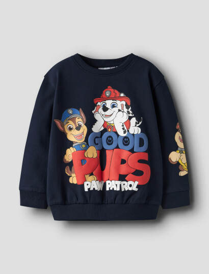 Name It Nmmjeep Paw Nreg Sweat Bru Noos Cplg Blue 122 128