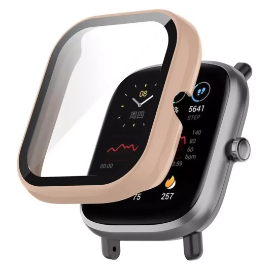 INCOVER Amazfit Bip U / Bip U Pro Hard Plastic Case m. Innebygd Skjermbeskyttelse - Rosa INCOVER Amazfit Bip U / Bip U Pro Hard Plastic Case m. Innebygd Skjermbeskyttelse - Rosa