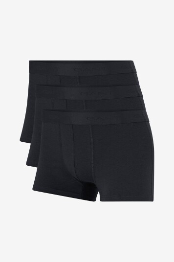 Gant Boksershorts Bamboo Trunk 3 pakning Svart