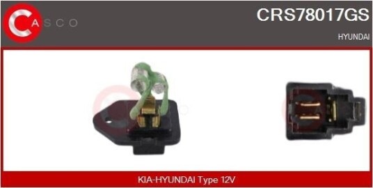 Motstand, kupévifte CASCO CRS78017GS