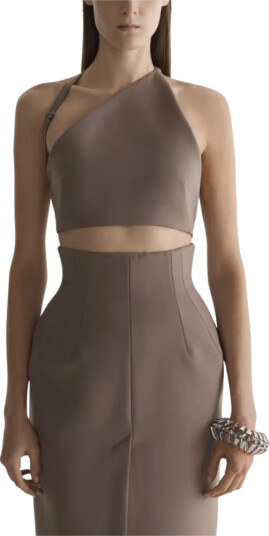 Mugler Dame Topper Brun S, Mugler Dame Topper Brun S,