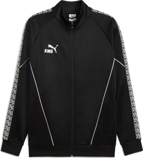 PUMA Treningsjakke Teamking Anthem PUMA Svart/PUMA White Barn størrelse 140 cm