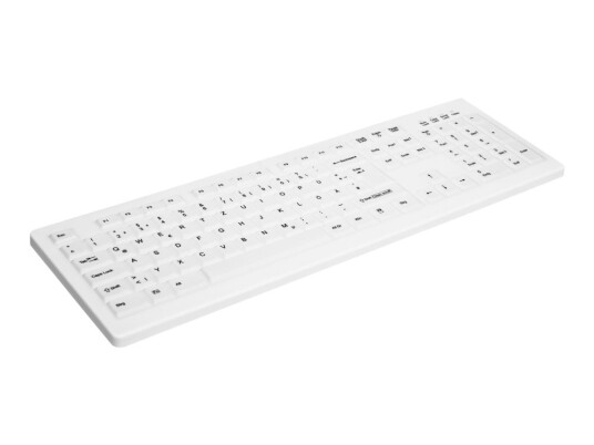 Cherry Active Key Ak-C8100 Trådløst Medisinsk Tastatur Nordisk Hvit Cherry Active Key Ak-C8100 Trådløst Medisinsk Tastatur Nordisk Hvit