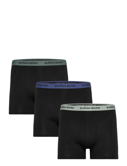 Björn Borg Cotton Stretch Boxer 3P Black XXL Björn Borg Cotton Stretch Boxer 3P Black XXL
