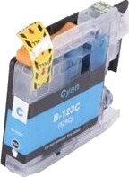 Blekkpatron Brother LC121C/LC123C - Cyan