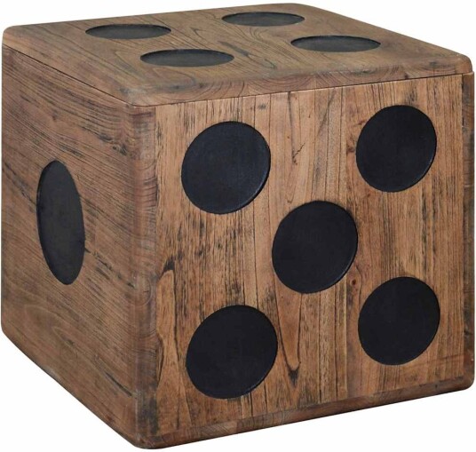 Oppbevaringskasse paternostertre 40x40x40 cm terningdesign