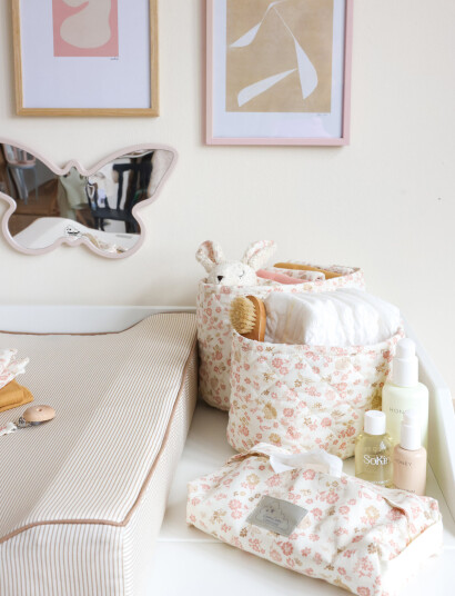 Cam Cam Copenhagen Wet Wipe Cover Gots Bows Pink One Size Cam Cam Copenhagen Wet Wipe Cover Gots Bows Pink One Size