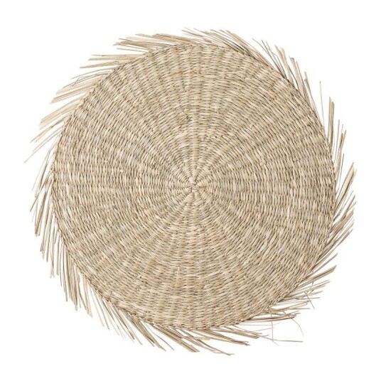 Bloomingville Dekkebrikke Ilsa Natur-Sjøgress 1stk 38cm