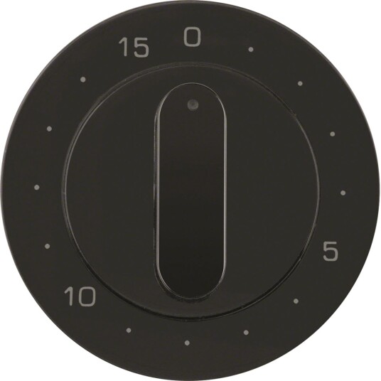 Hager 16322045 Midtbrikke For Timer 0–15 R.1/r.3 Svart
