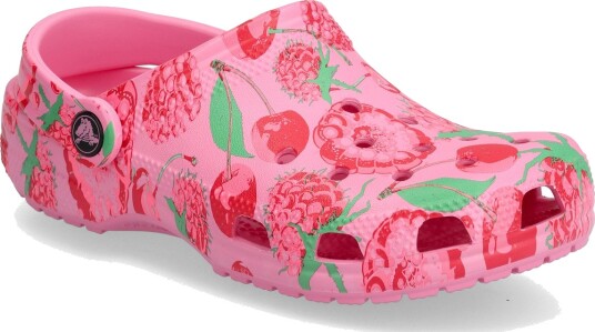 Crocs Classic Summer Fruit Clog   Pink   37/38