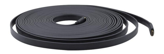 KRAMER C-HM/HM/FLAT/ETH Series C-HM/HM/FLAT/ETH-3 - HDMI-kabel med Ethernet - 91.4 cm