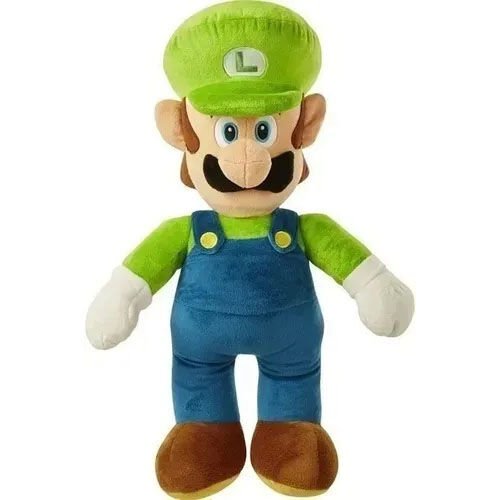 Super Mario Nintendo Jumbo Plysjbamse 51cm Luigi Super Mario Nintendo Jumbo Plysjbamse 51cm Luigi