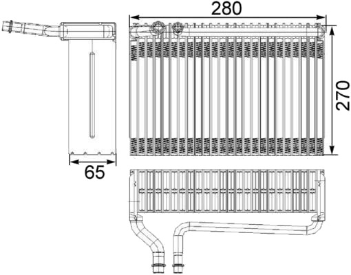 Fordamper, klimaanlegg MAHLE AE 82 000S