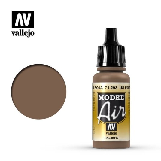 Vallejo Model Air US Earth Red 17ml (71.293)