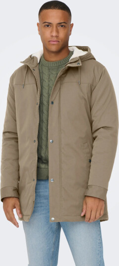 ONLY & SONS Onsalexander Life Parka Otw Vd - Beige - XS