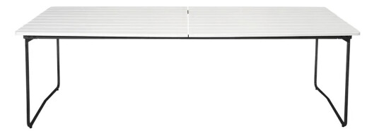 Grythyttan Stålmöbler Spisebord B31 230 Hvit Lakkert eik / svart understell