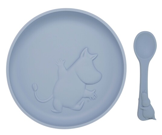 Rätt Start Mummitrollet Matsett Silikon Sky Blue